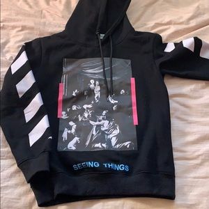 Off-white seeing things hoodie